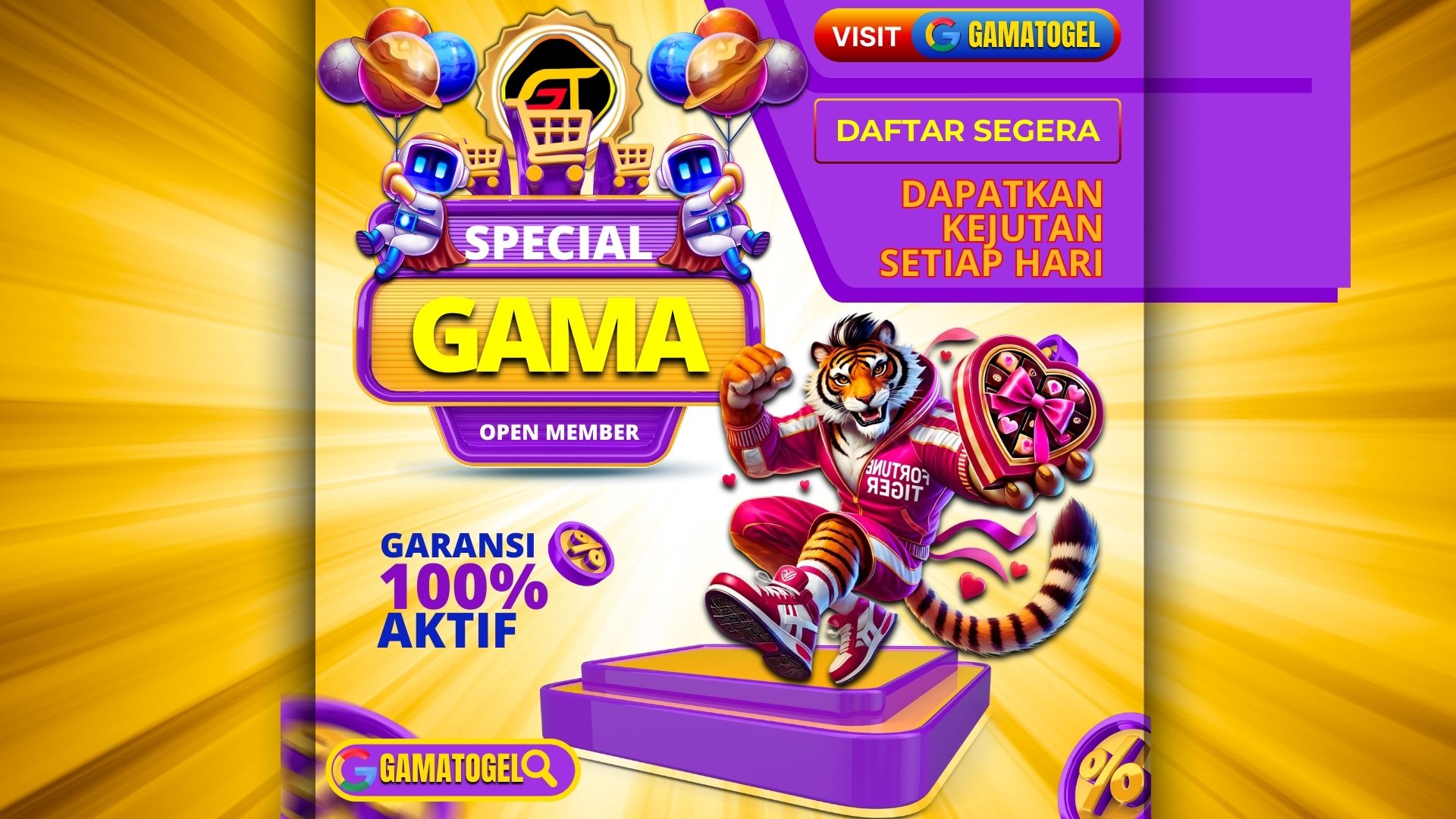 Kejutan Sensational Setiap Hari Dengan Gamatogel Bonus